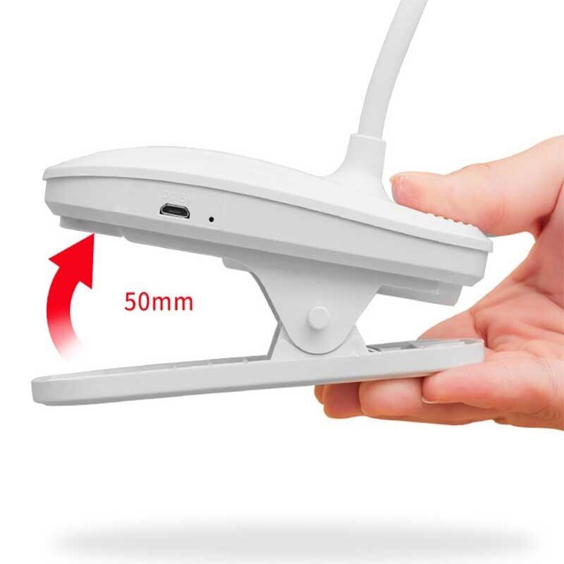 360 ° flexible clip table lamp led desk light USB charging bedside night light reading lamp