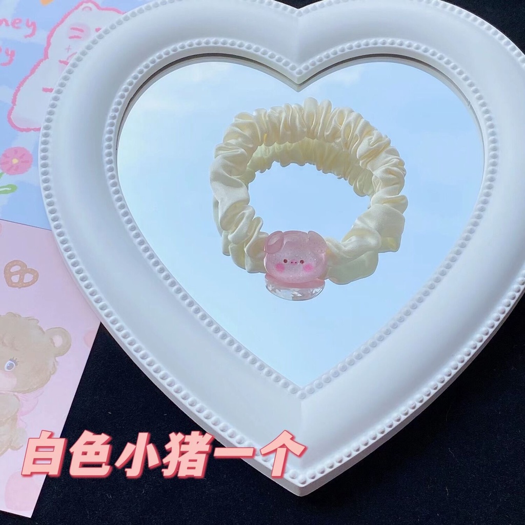 [Mã FATRANG giảm đến 30k đơn 99k] Dây thun cột tóc con vật heo chó gấu cute