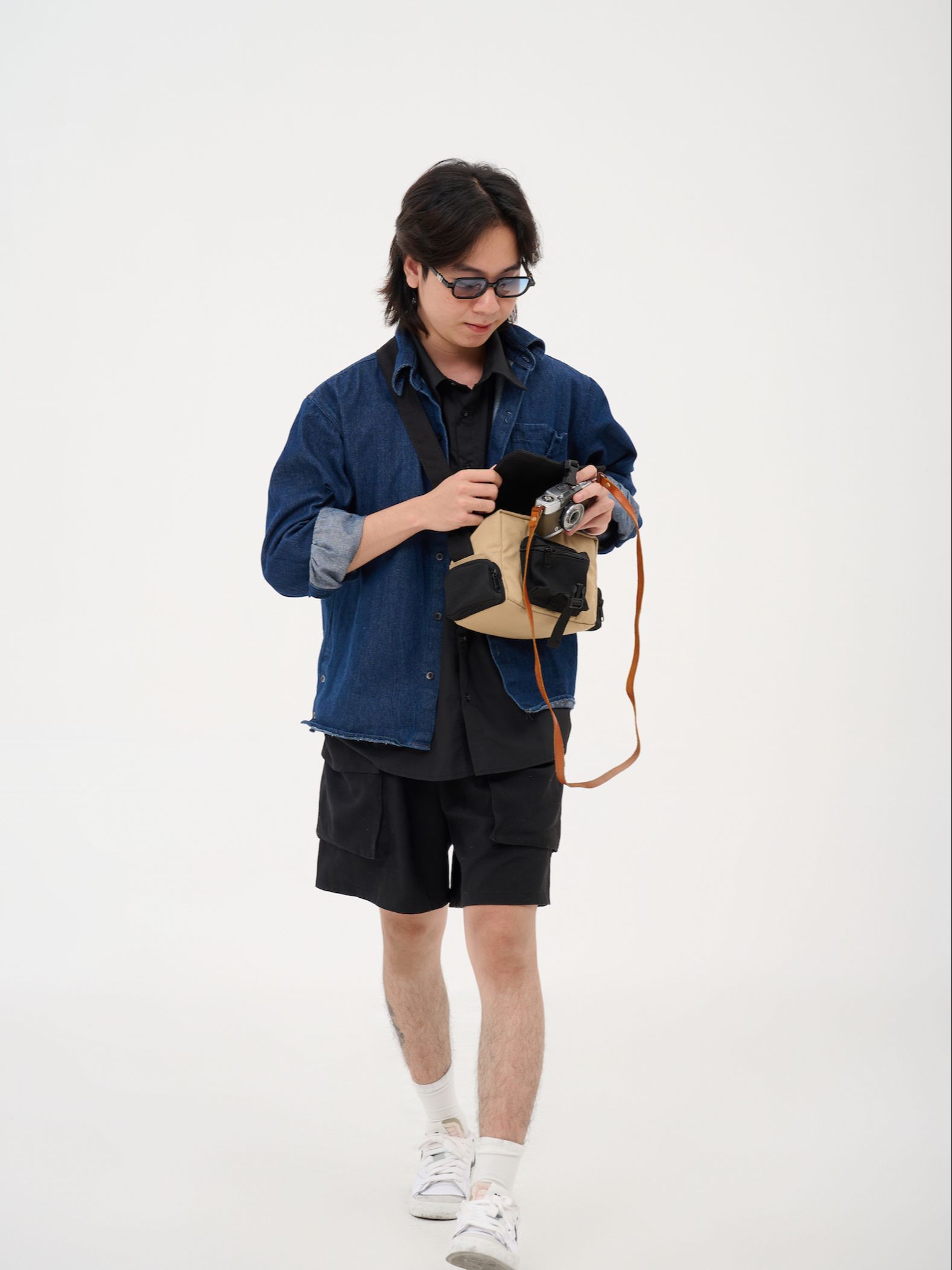 Jamlos Camera Crossbag - Túi máy ảnh camera canvas tiện dụng