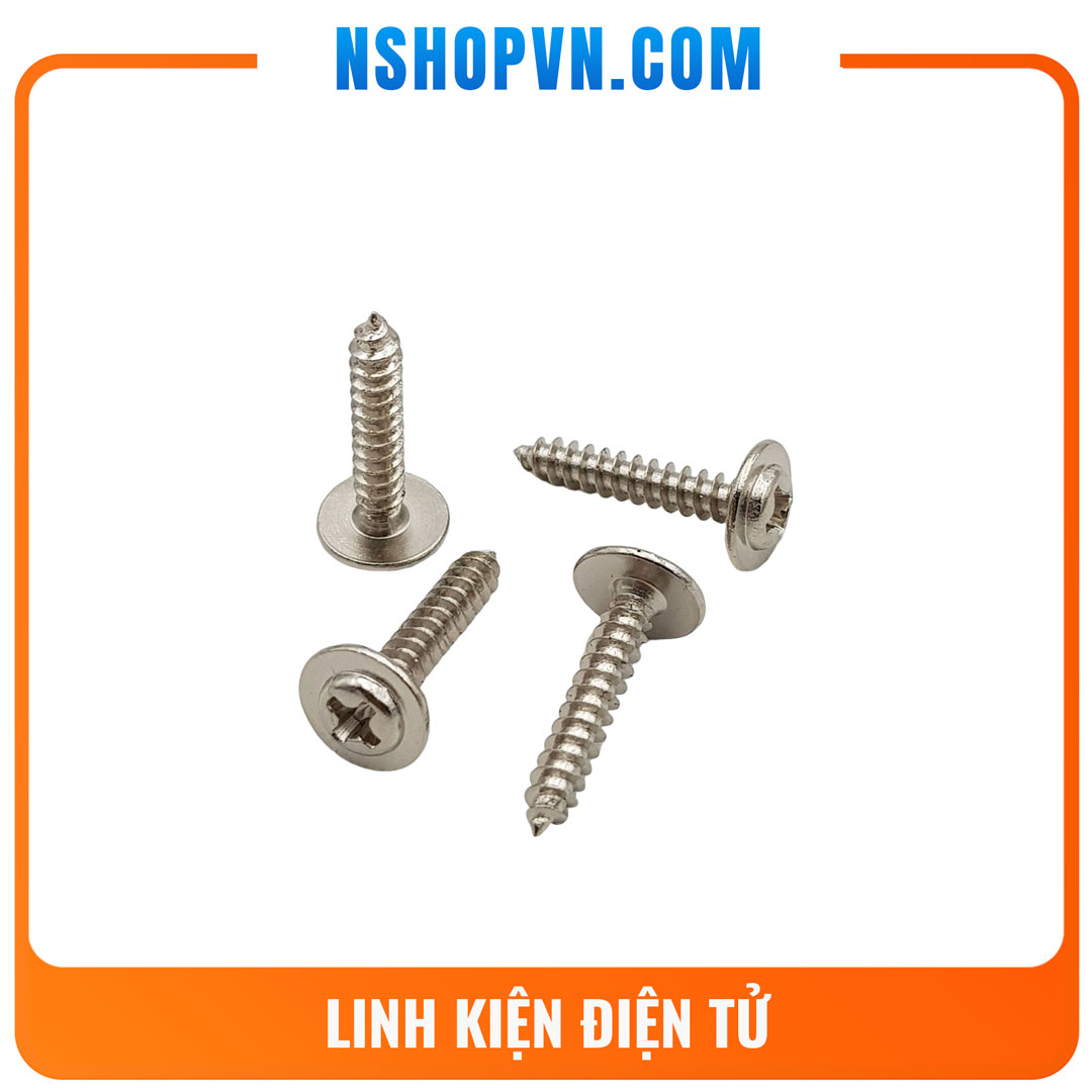 Vít Nhọn M3 bắt gỗ (50 vít) nhiều kích thước
