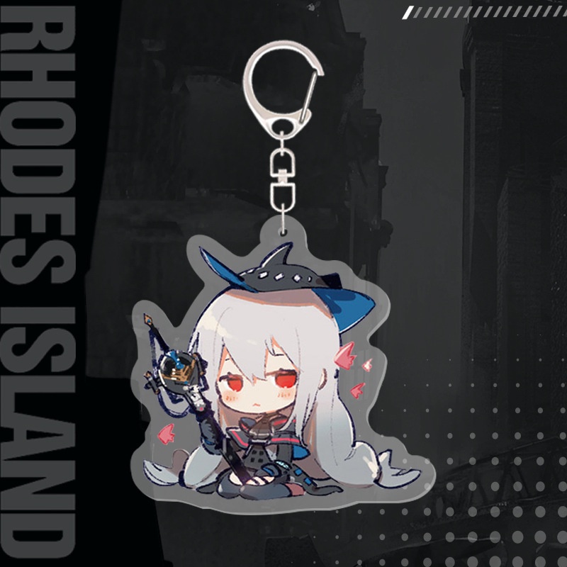 Móc khóa nhựa acrylic hình nhân vật game arknights yb2 by2