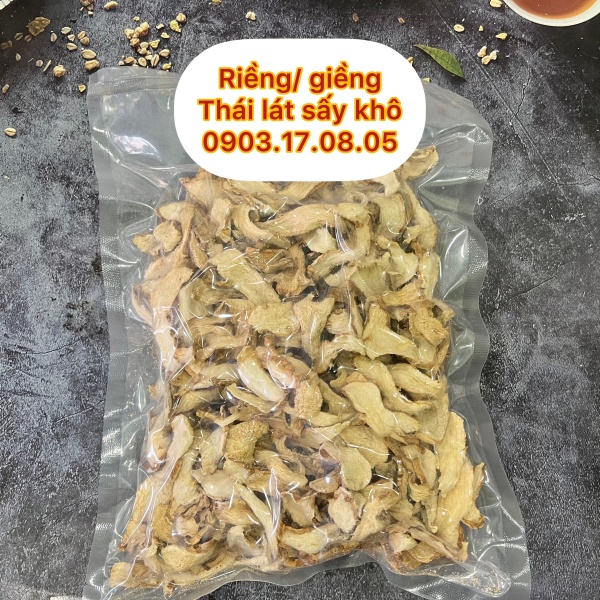 Giềng/ Riềng thái lát sấy khô/ bột