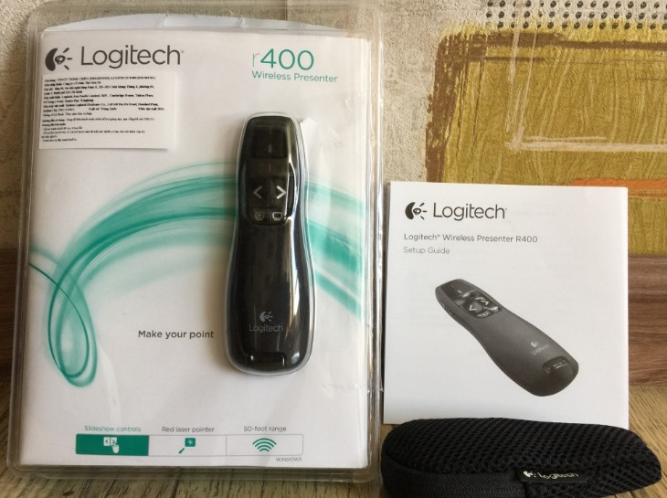 Bút trình chiếu Slide Powerpoint Logitech R400