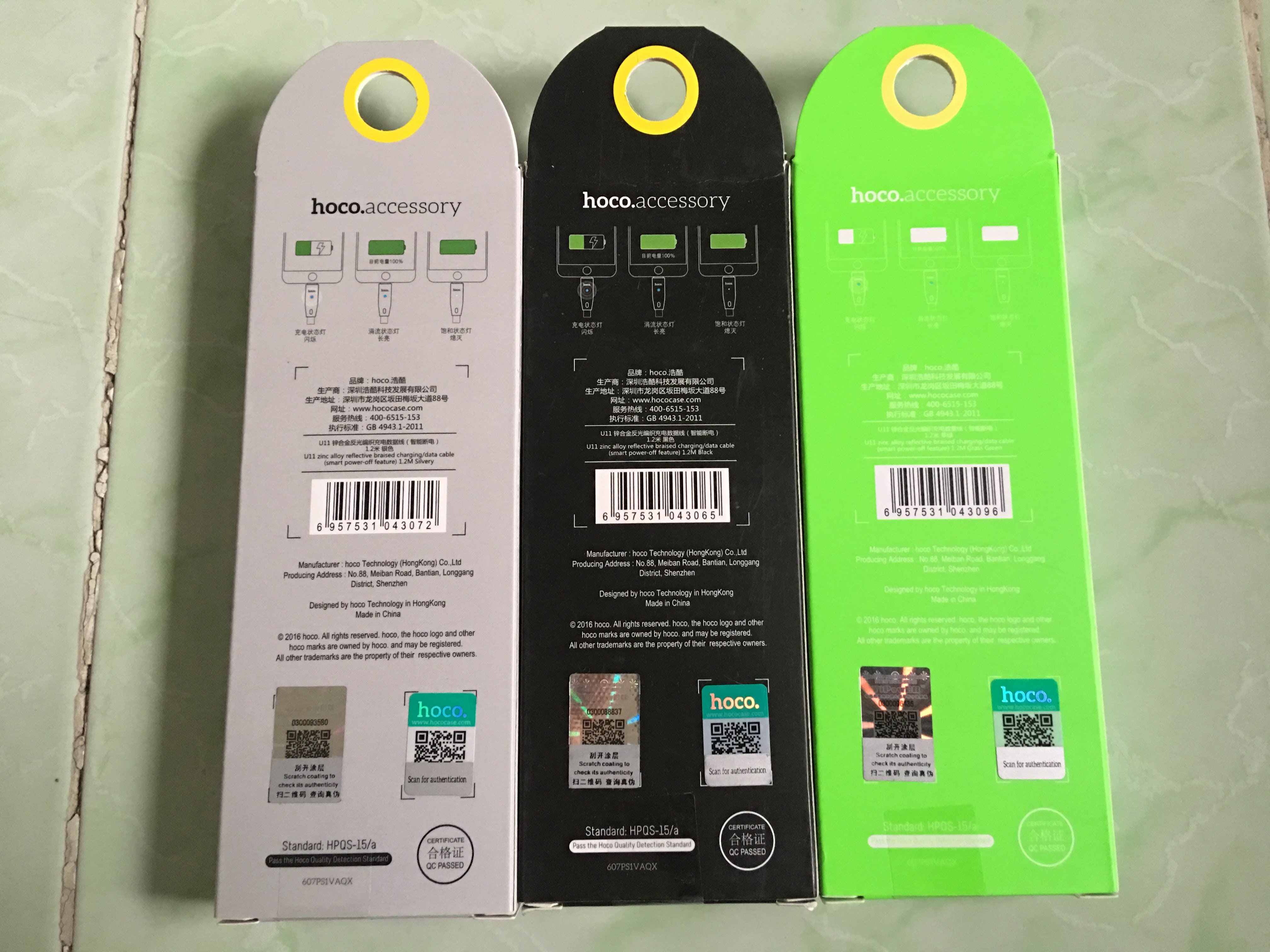 Cáp sạc iPhone tự ngắt sạc khi đầy pin Hoco U11