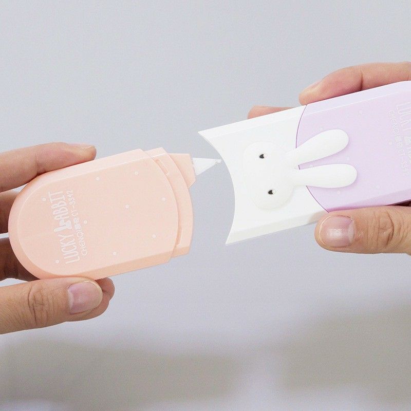 Bút xóa kéo hình thỏ 2 đầu LUCKY RABBIT