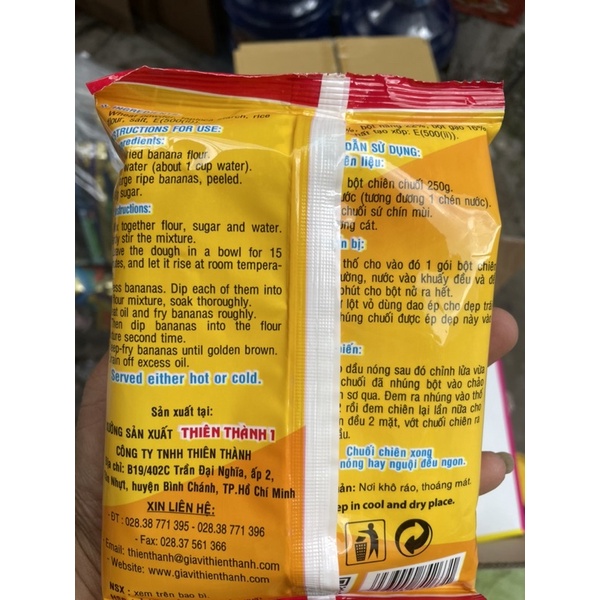 Bột chiên chuối Thiên Thành - 250gram