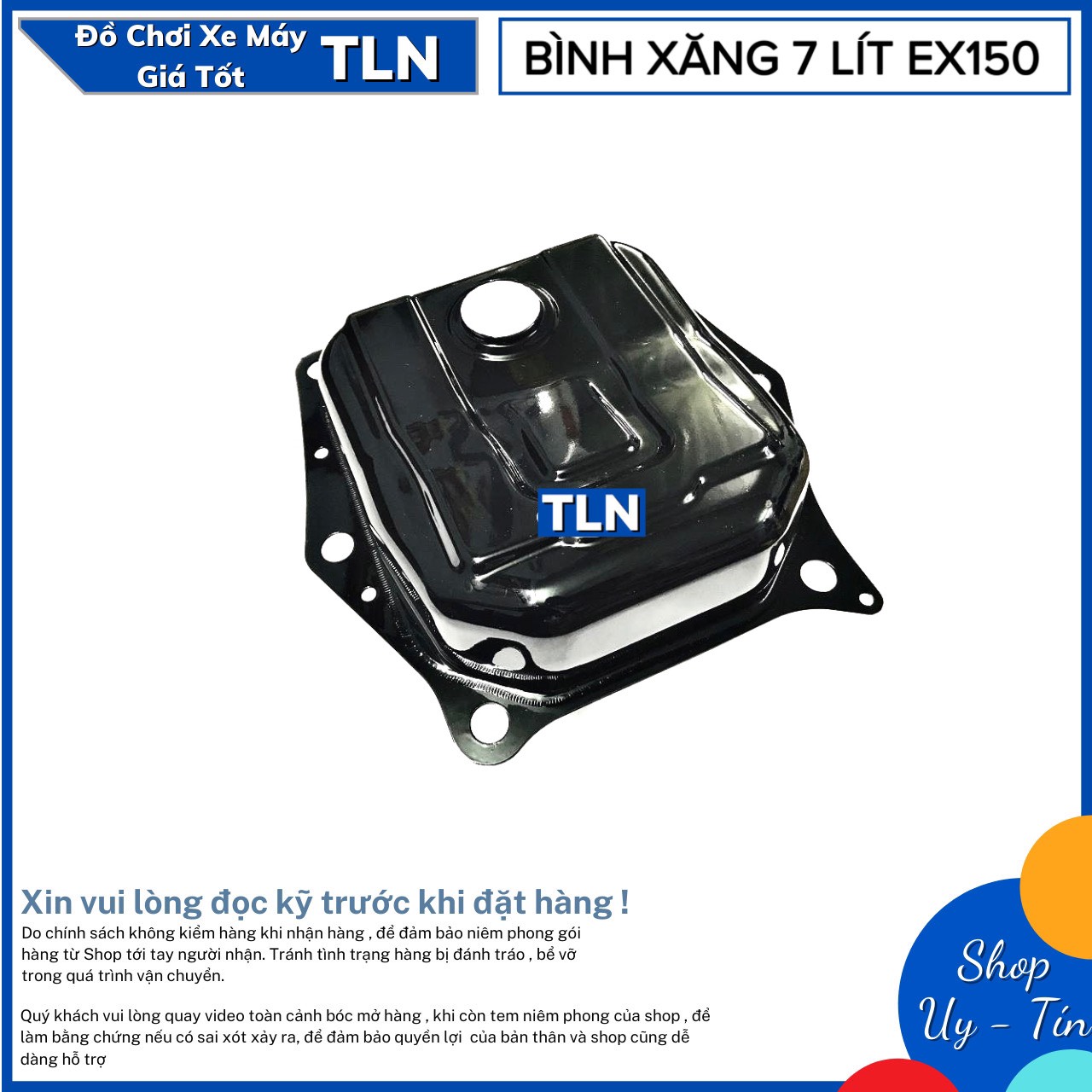 Bình Xăng Cho Xe YMH EXCITER 150 - 7 Lít