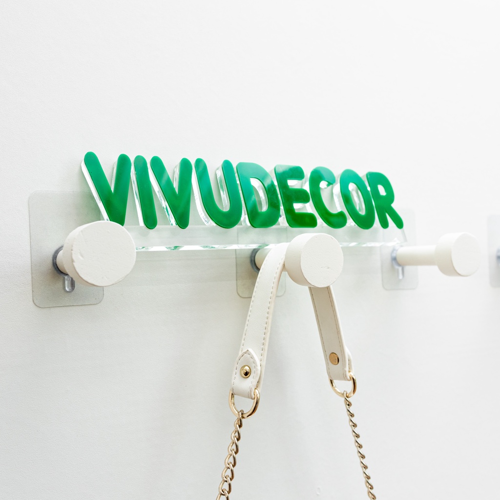 Móc gỗ VIVUDECOR MG01 gỗ tự nhiên