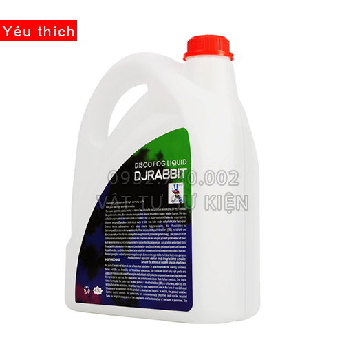 [ GIÁ CỰC RẺ ] Dung Dịch Tạo Khói Đậm Đặc DJRABBIT Đã Pha Sẵn 4.5 Lít