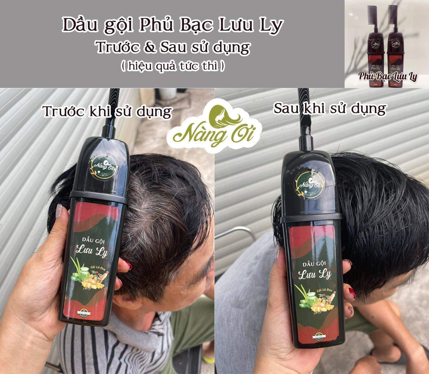 Dầu gội phủ bạc lưu ly