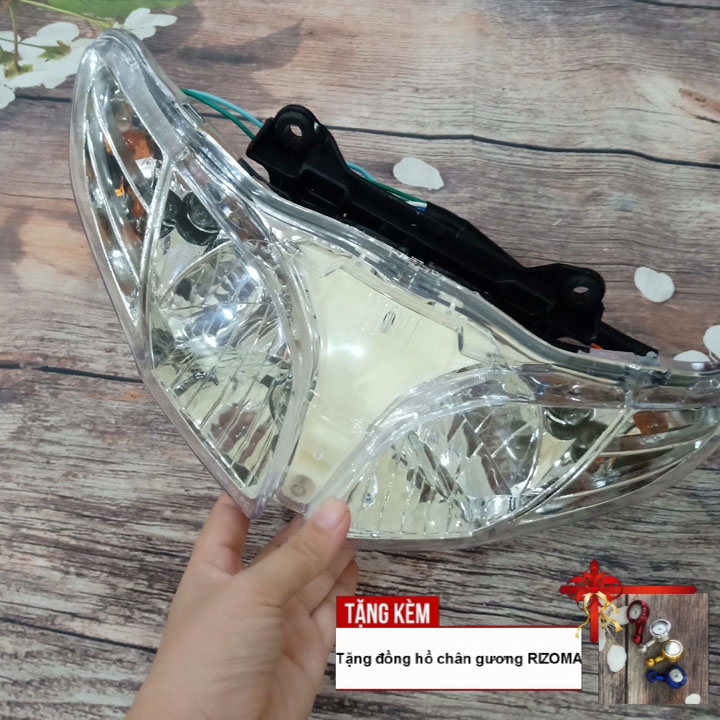 [Ô QUÀ TẶNG - TẶNG CHIẾC ĐỒNG HỒ GẮN CHÂN GƯƠNG TIỆN LỢI] Pha đèn xe JUPITER MX full bóng