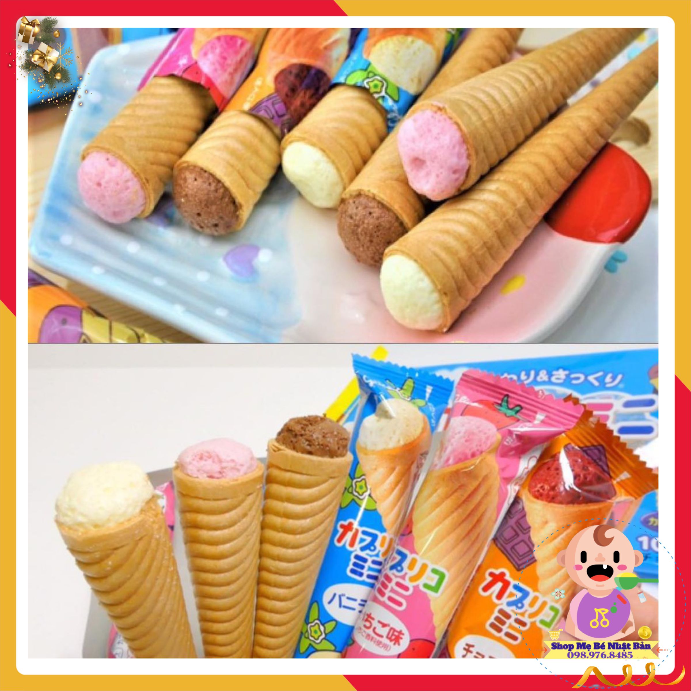 Bánh Que Kem Glico Nhật Bản - 10 Chiếc