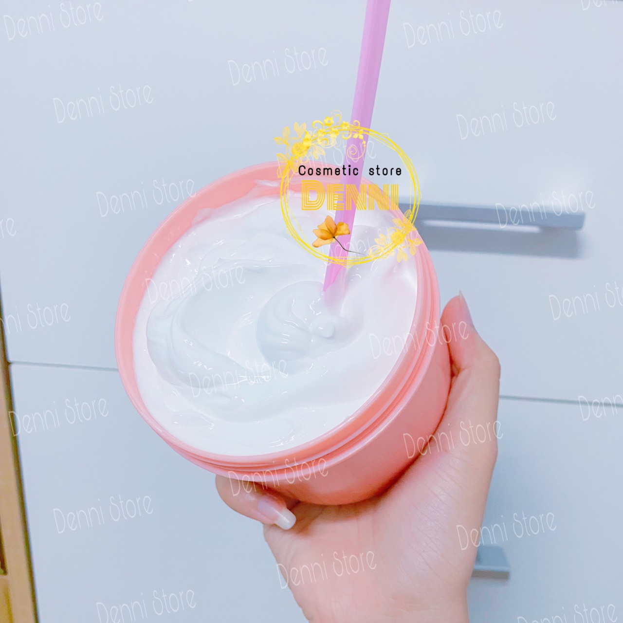 [HCM]Lẻ hủ kem body nền sệt 500g