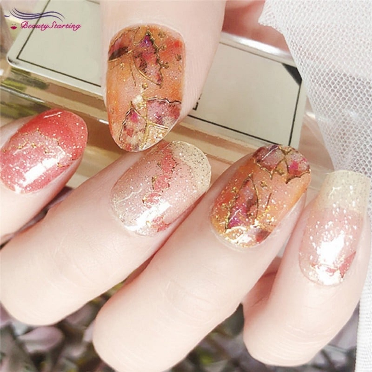 Sticker 3D cao cấp trang trí móng Hàng Mới Về