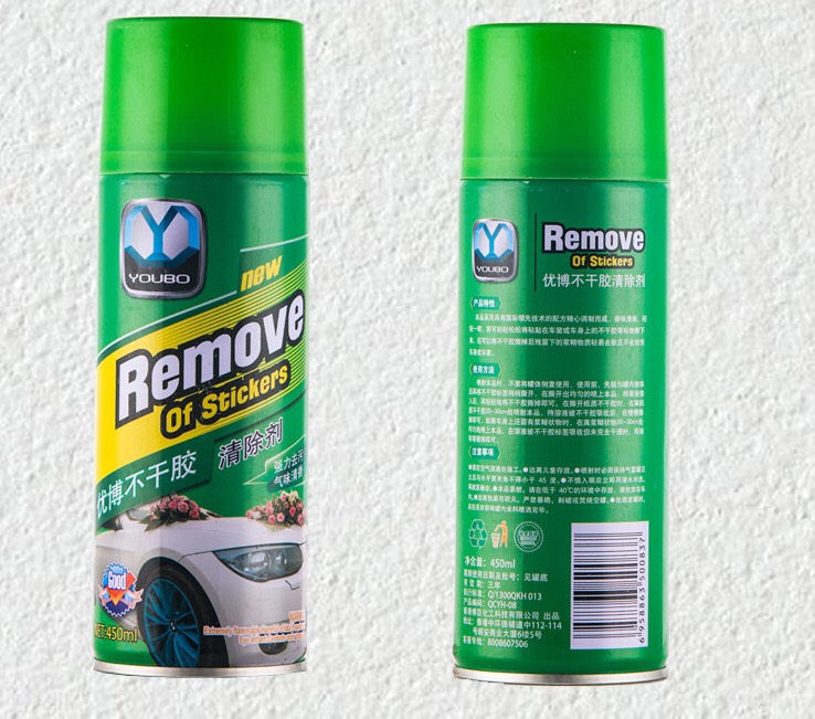 Dung dịch tẩy vết keo dán BOTNY Sticker Remover 650ml, bình xịt loại bỏ decal, vết băng keo dính lâu ngày kính xe hơi, ô tô, xe tải, xe khách, thủy tinh, gỗ