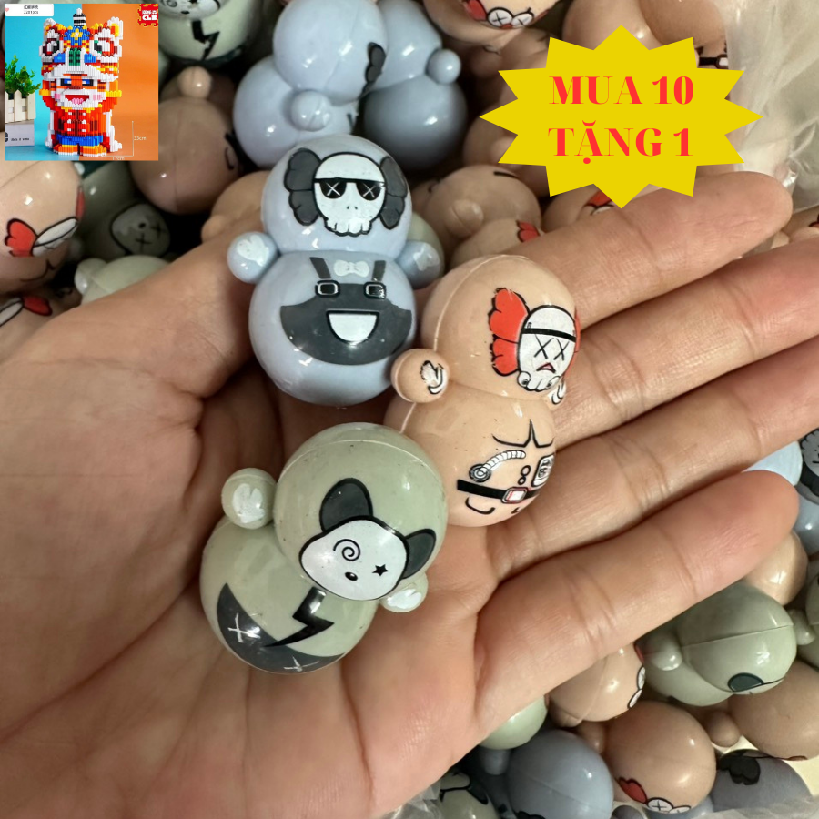 Lật đật mini, Đồ chơi lật đật mini hình thú cute dễ thương cho bé giải trí