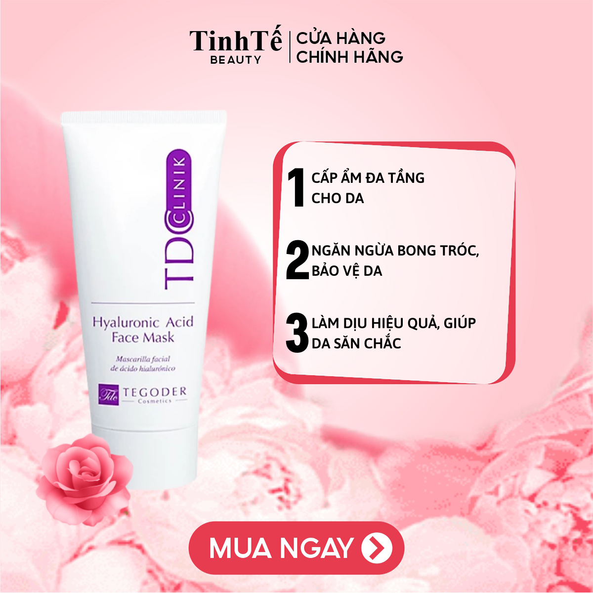 Mặt nạ cấp nước cho da Tegoder Hyaluronic Acid Face Mask 200ml