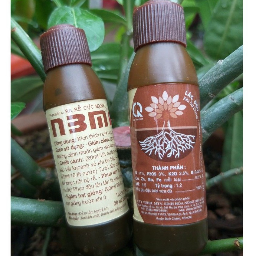 Phân Bón Lá ra rễ cực mạnh N3M Pro (vỉ 10 chai 20ml)