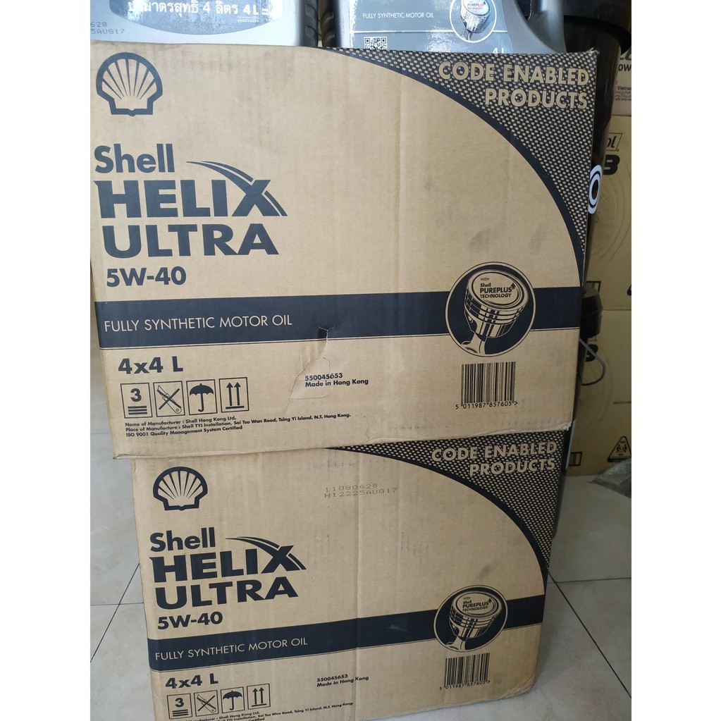 Nhớt Shell Helix Ultra 5W40 4L API SP