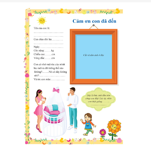 sách - A first five-year diary - Nhật Ký 5 năm đầu đời của bé