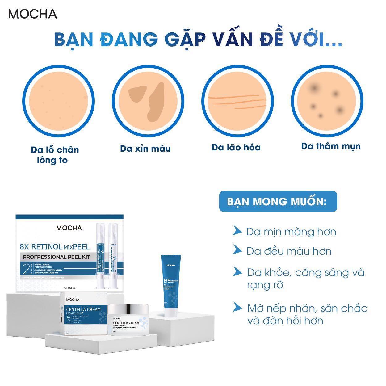 [Mua 1 Tặng 3] Peel Da Mocha