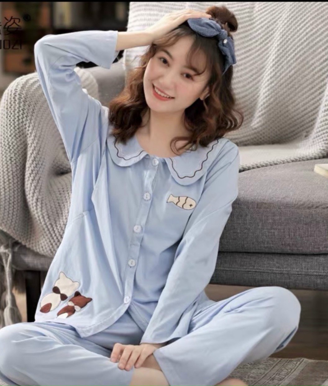 bộ đồ bầu kết hợp sau sinh cao cấp