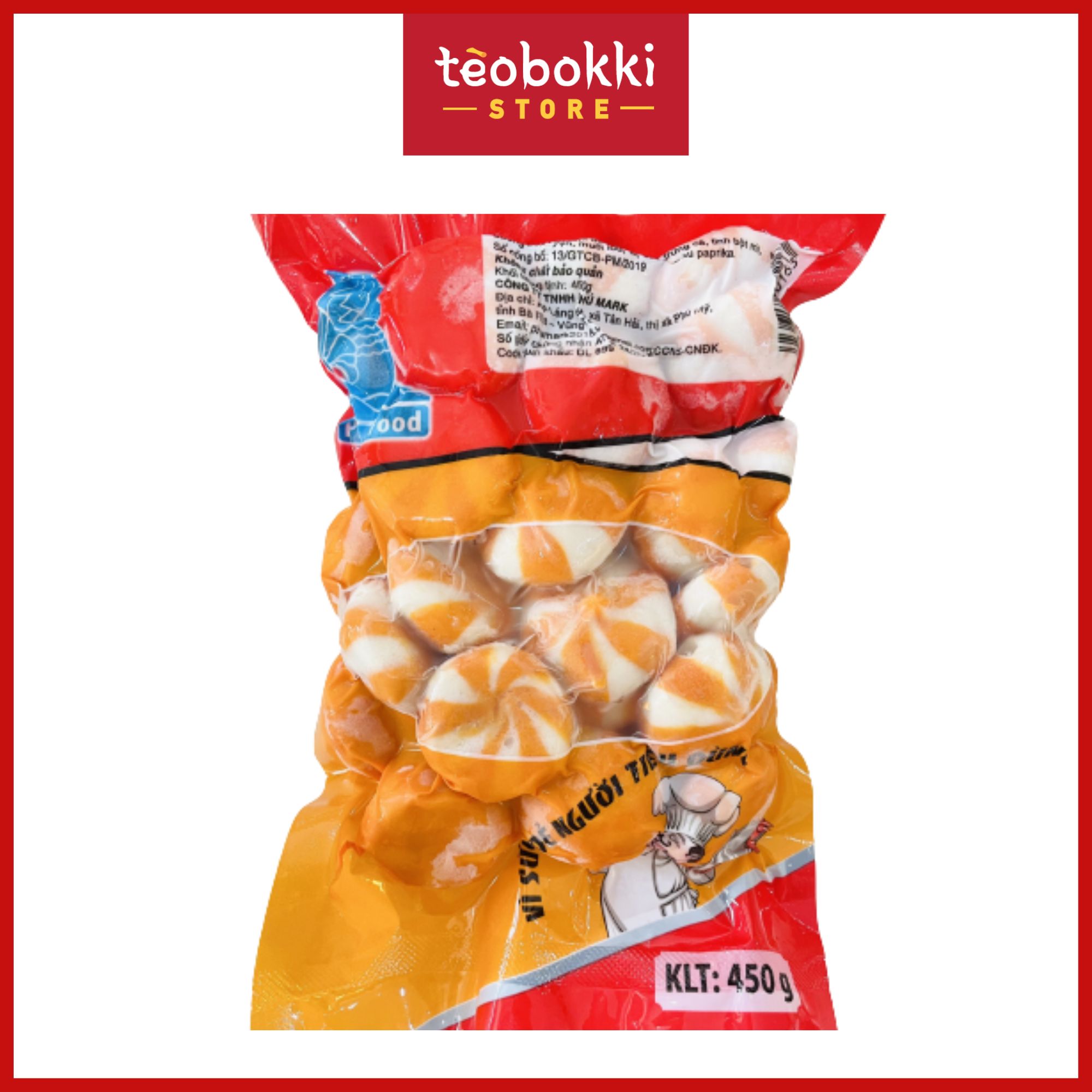 Surimi viên thả lẩu Phú Mark 500g