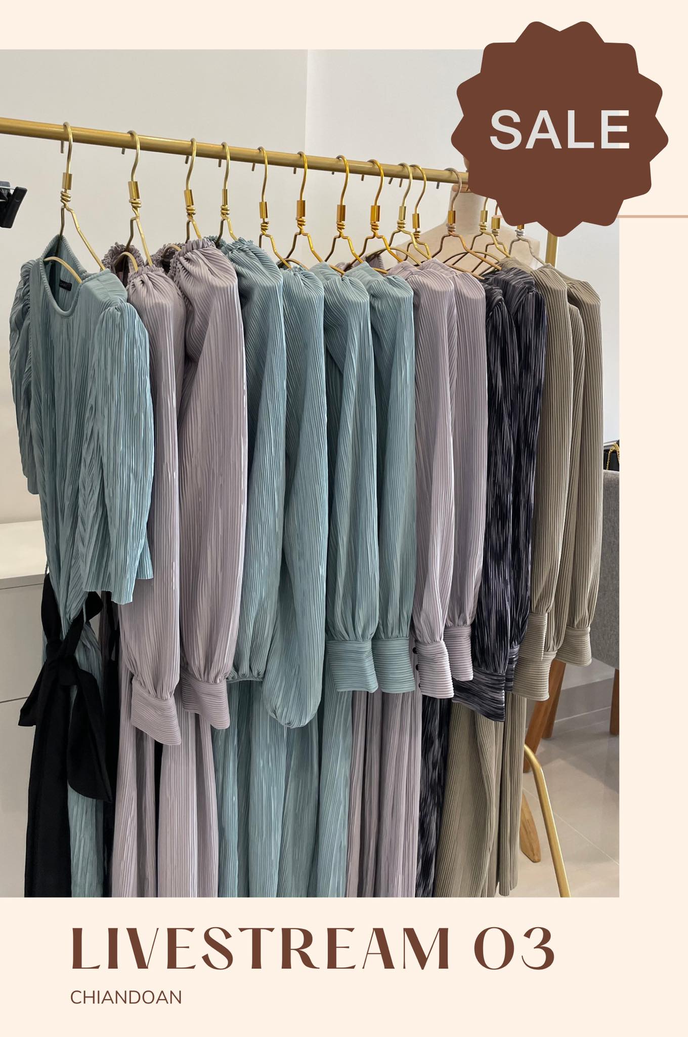 [CHIANDOAN ORDER] Alysa Dress - Váy dập ly buộc eo dáng dài
