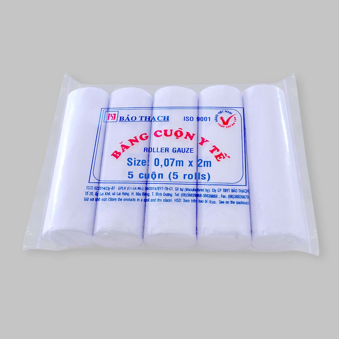 Băng cuộn y tế Bảo Thạch 5 cuộn