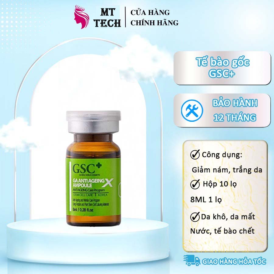 Tế Bào Gốc GSC+ (Mụn) (Nám) (Sẹo Rỗ) Hàng Chính Hãng Hàn Quốc