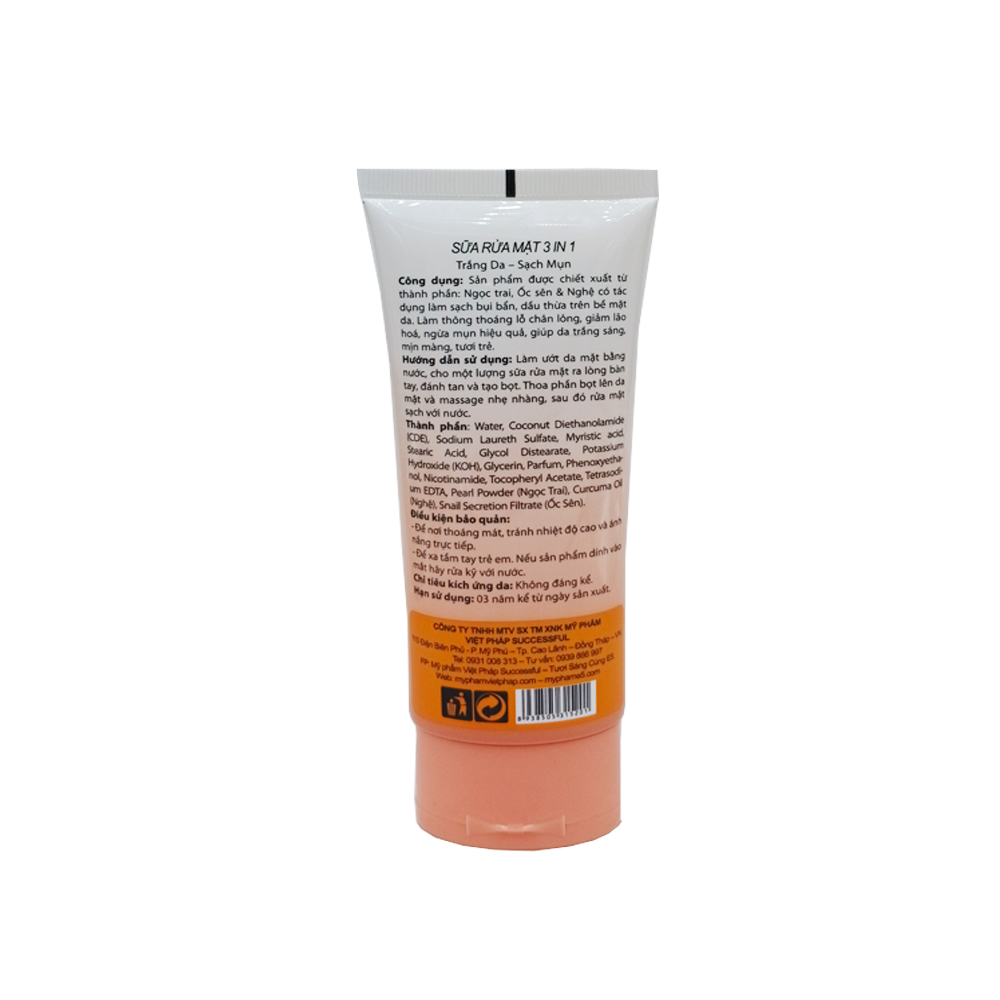 Sữa Rửa Mặt 3in1 E5 100ml