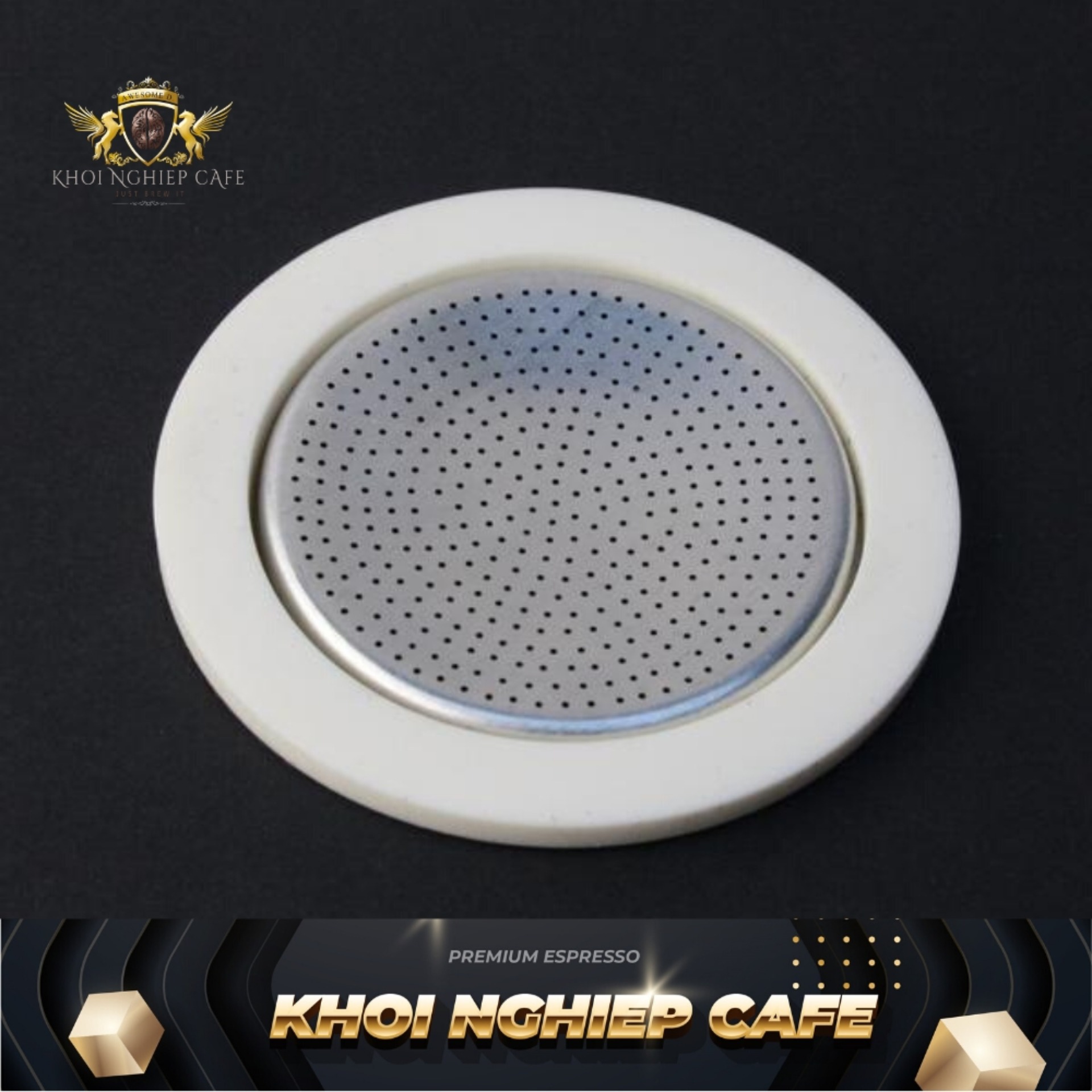 Ron cao su bình moka express 85mm