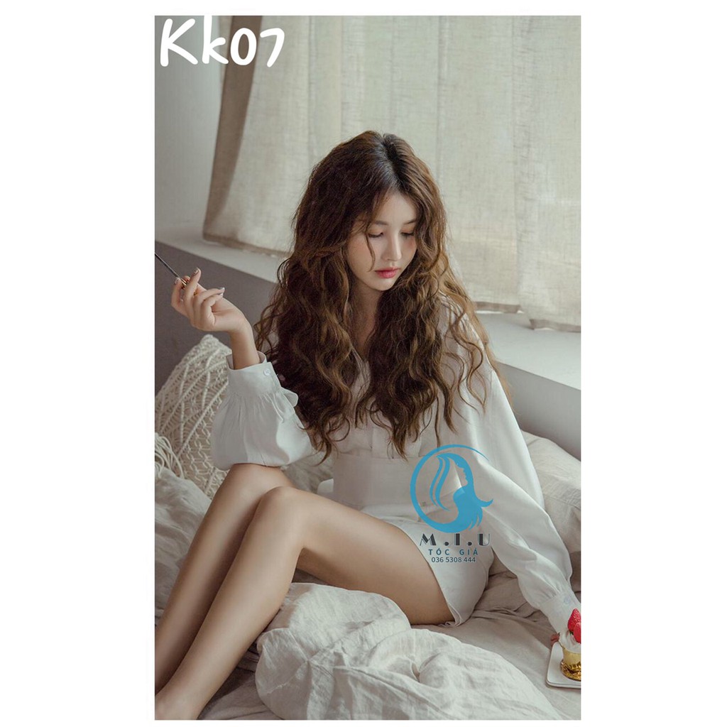 Tóc giả kẹp chữ u xoăn sóng hàn quốc🎀freeship🎀tóc giả kẹp xoăn sóng hàn quốc cao cấp