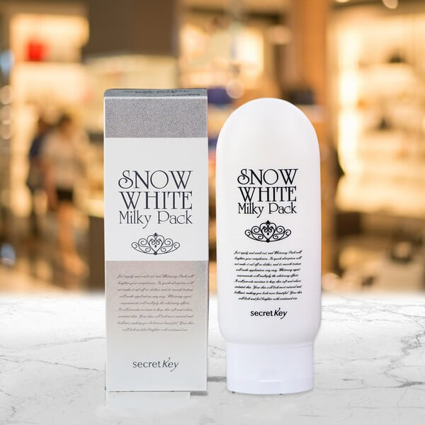 Kem ủ trắng secret key snow white milky pack 200g