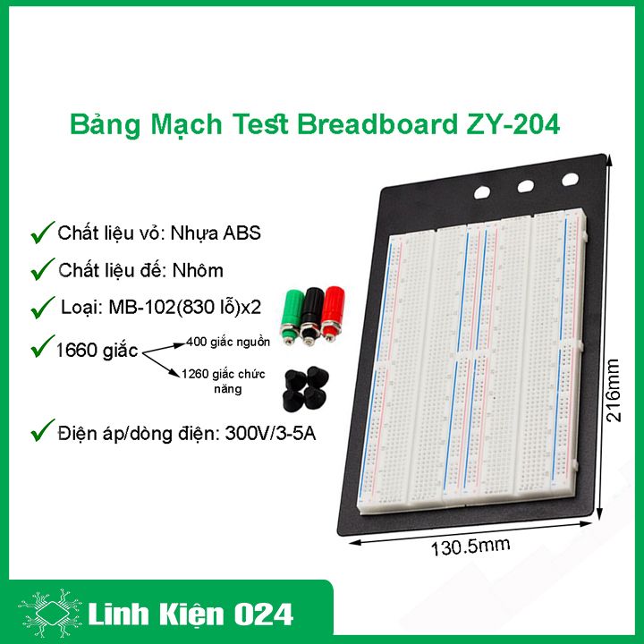 Bảng Mạch Test Breadboard ZY-204