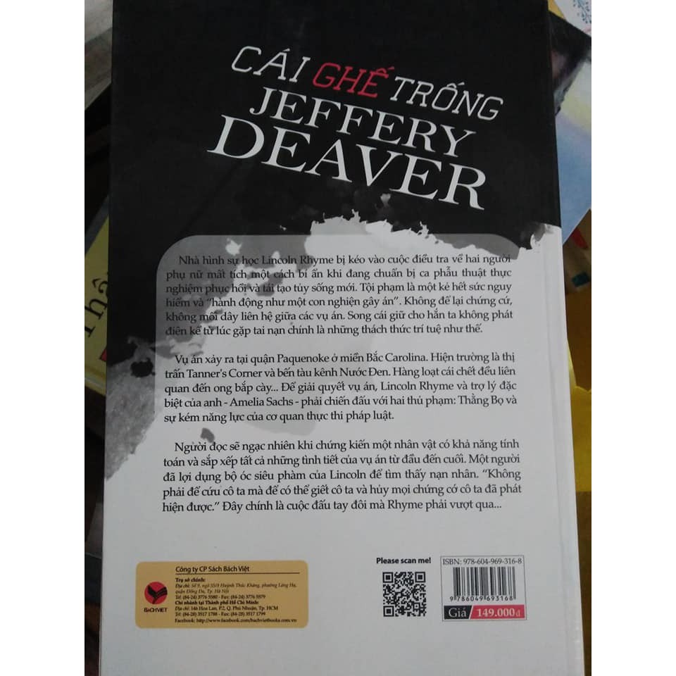Sách - Cái Ghế Trống - Jeffery Deaver