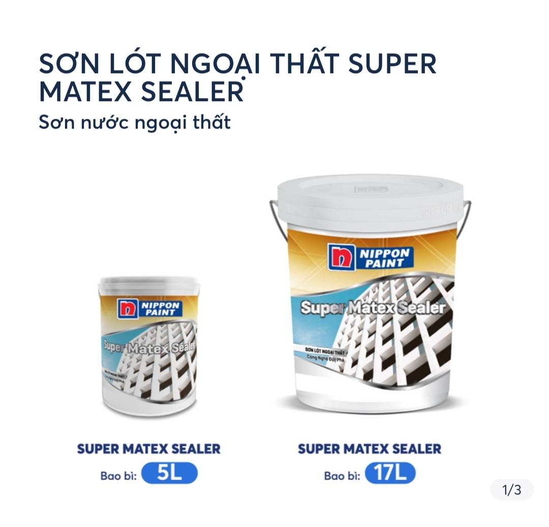 Sơn Lót Ngoại Thất Super Matex Sealer - 18L