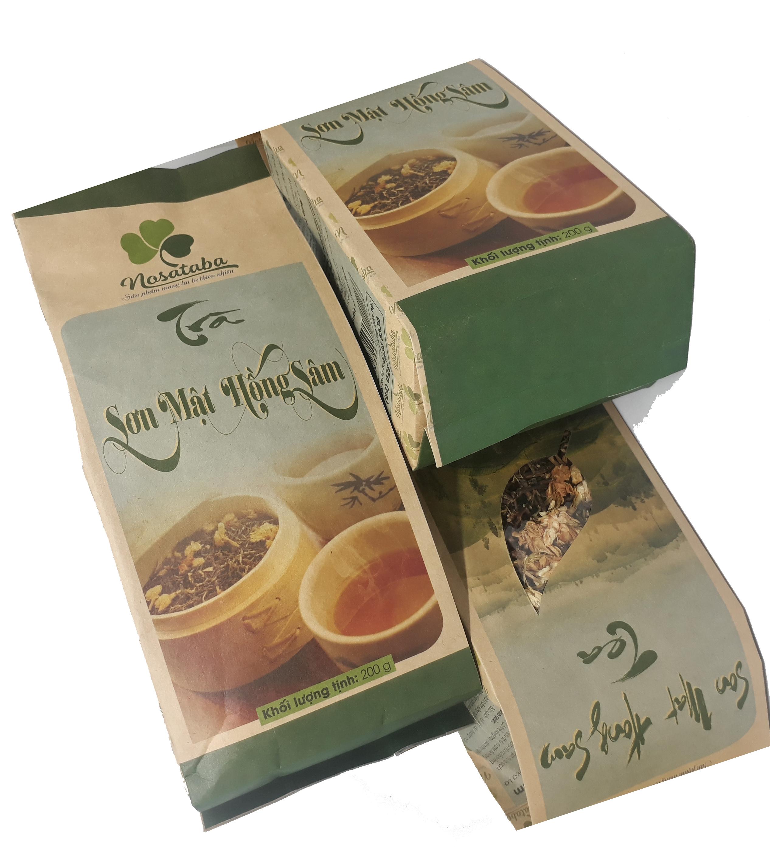 Trà Sơn Mật Hồng Sâm 2 hộp