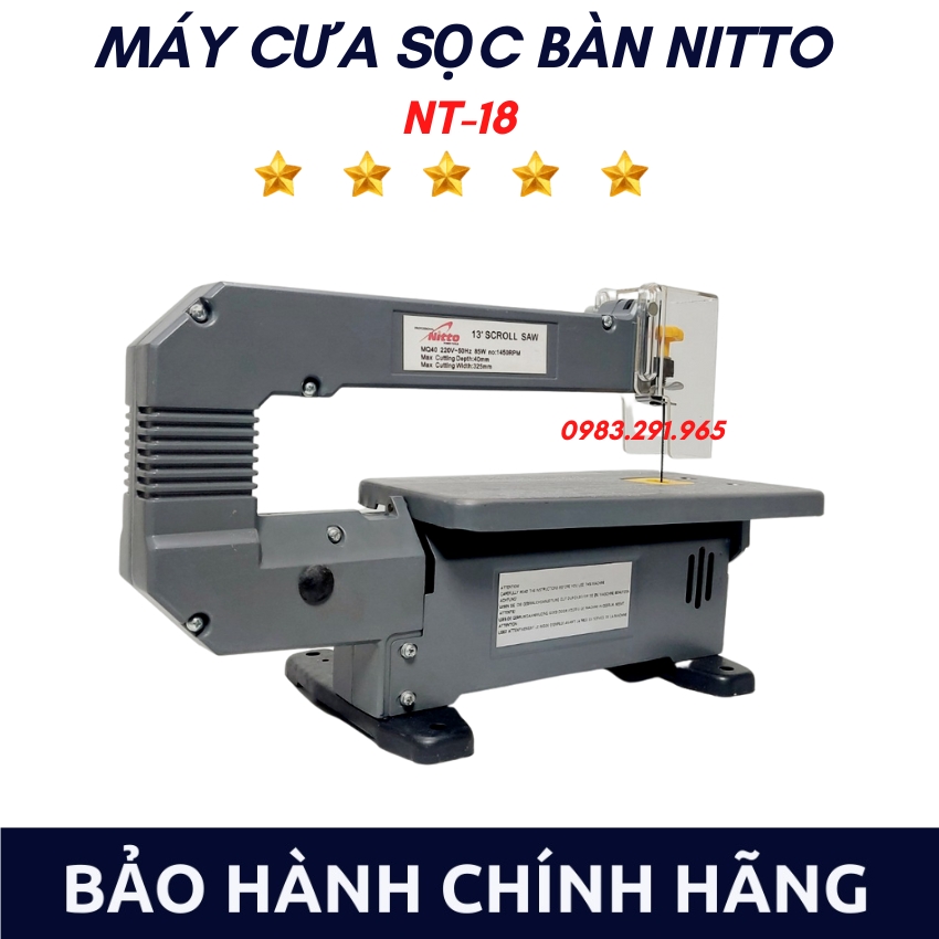 Máy cưa lọng bàn NITTO NT-18 ( 100% dây đồng )