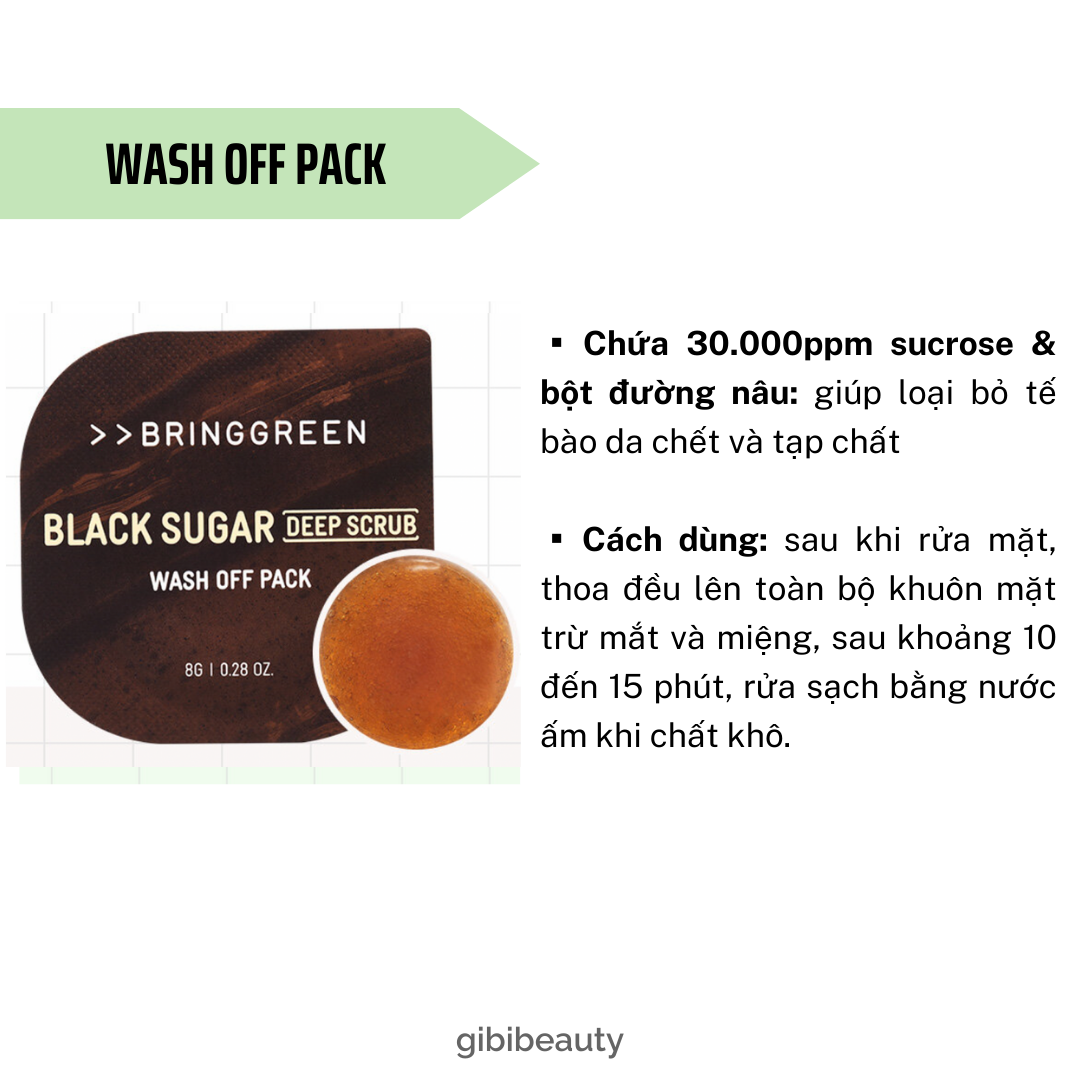 Mặt nạ BRING GREEN 8g