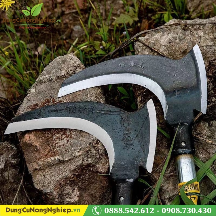 Liềm phát cỏ Lưỡi Đa Năng Cắt Cây luôn cán 58cm