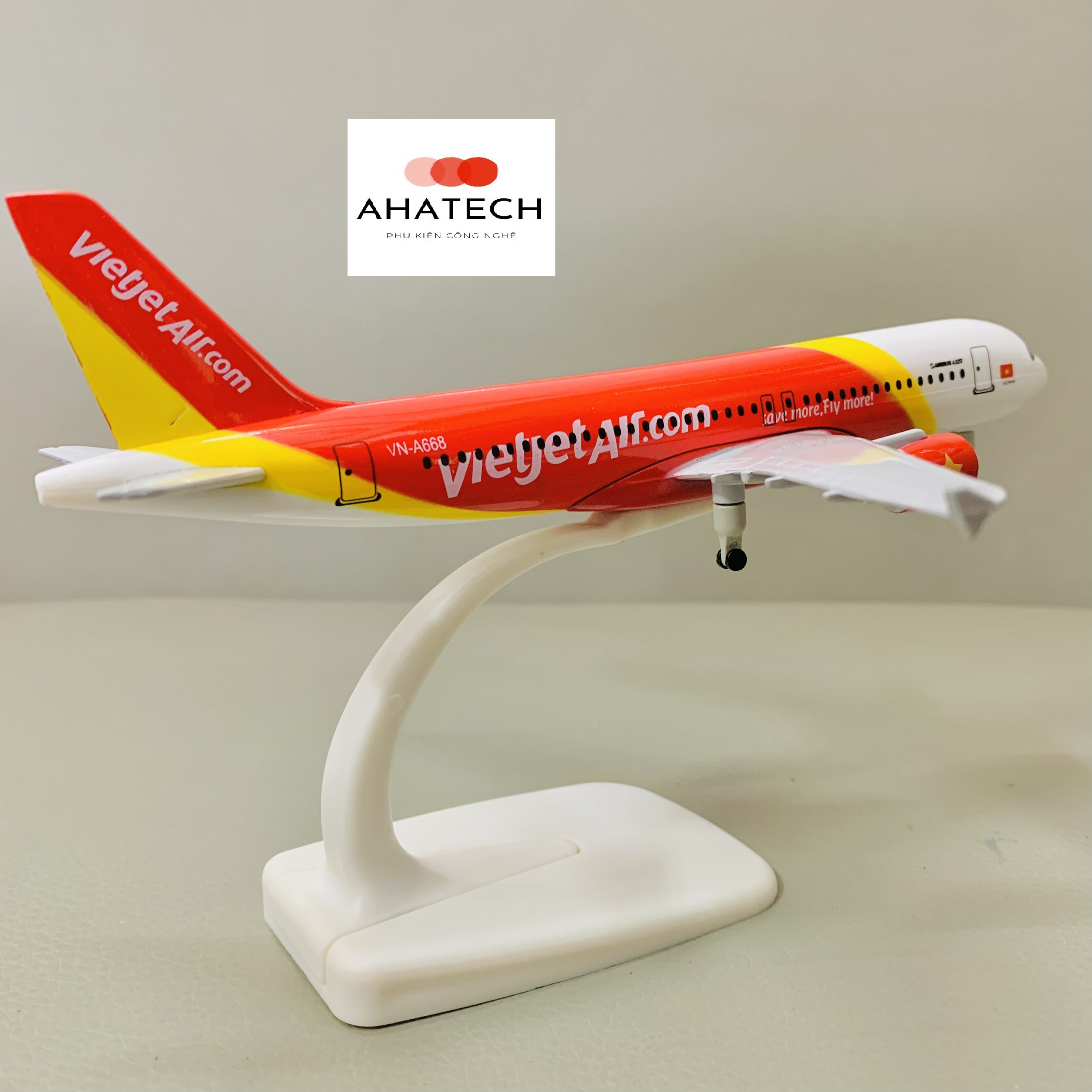 MÔ HÌNH TRƯNG BÀY MÁY BAY VIETJET AIRLINE