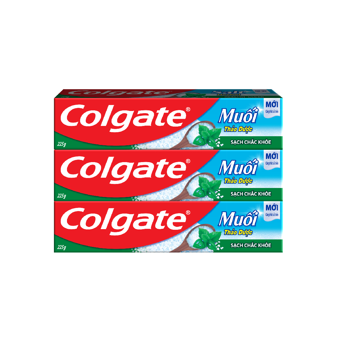 Kem đánh răng Colgate Muối Thảo Dược Canxi + Flour 225g