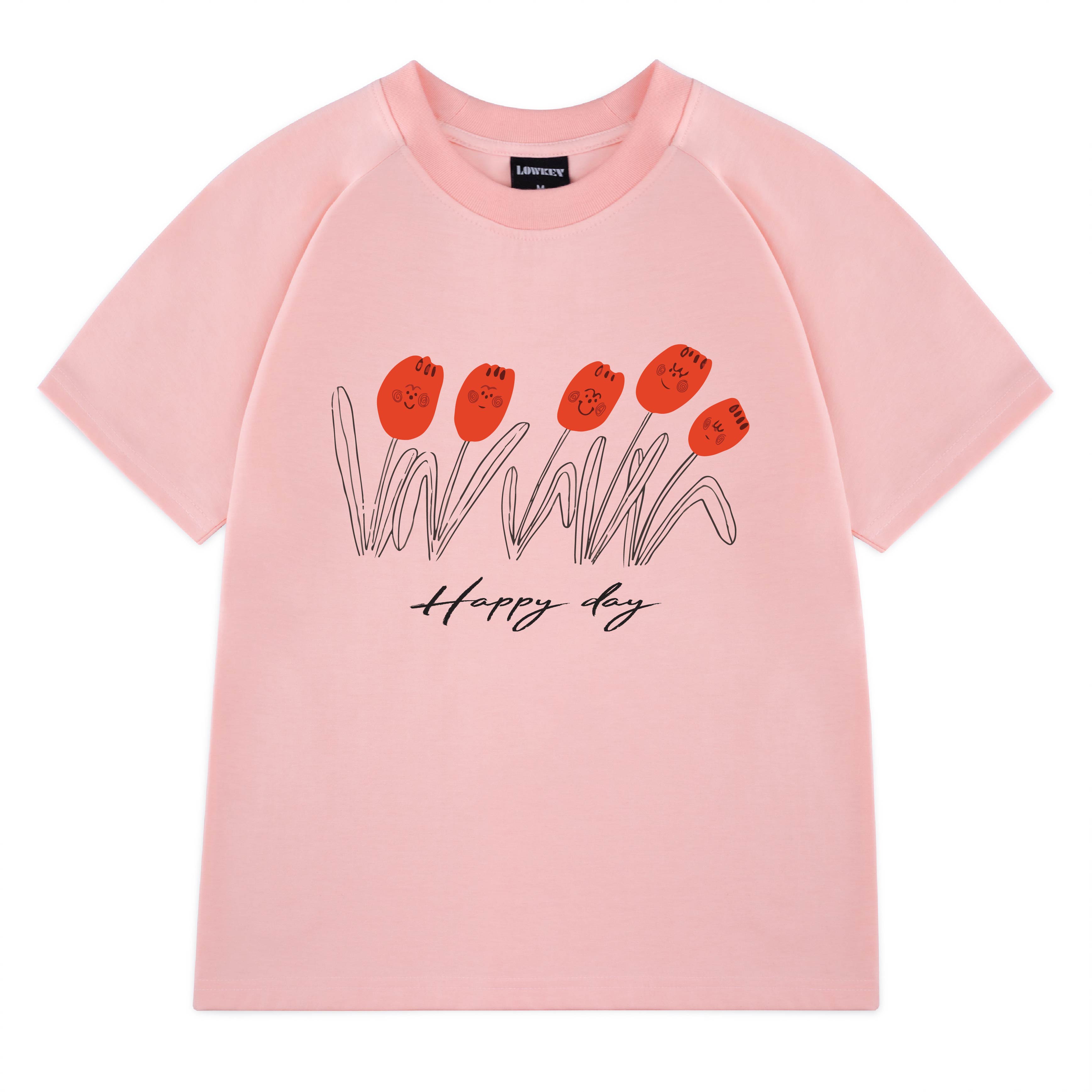 T-shirt Happy day K4003 - Cotton co dãn