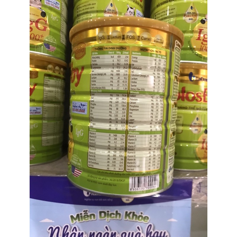 sữa colos baby số 1 (800)g