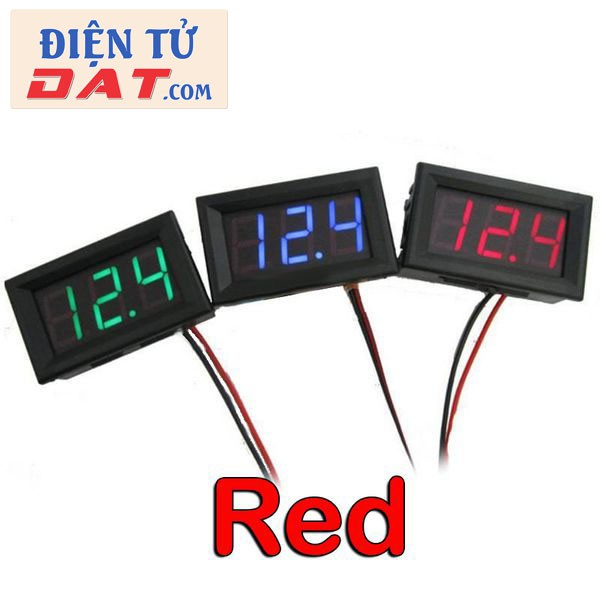 Đồng hồ đo dc 5.0-120v - red