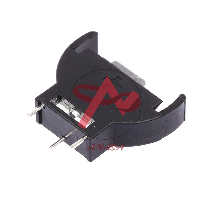 Đế Pin Cúc Áo CR2032 Chân Cắm 90°