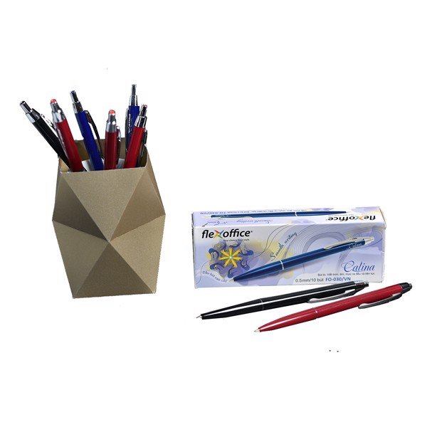 Bút Bi Flexoffice FO-030 Calina (10 cây/hộp)