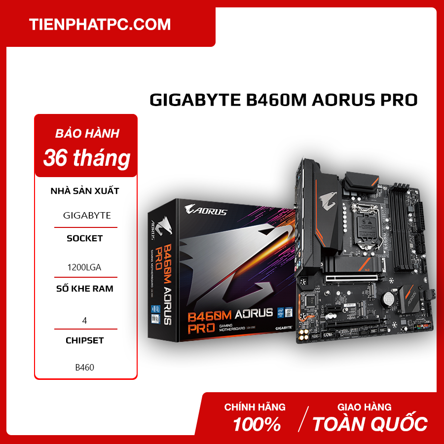 Mainboard Gigabyte B460M Aorus Pro (B460M AORUS PRO)