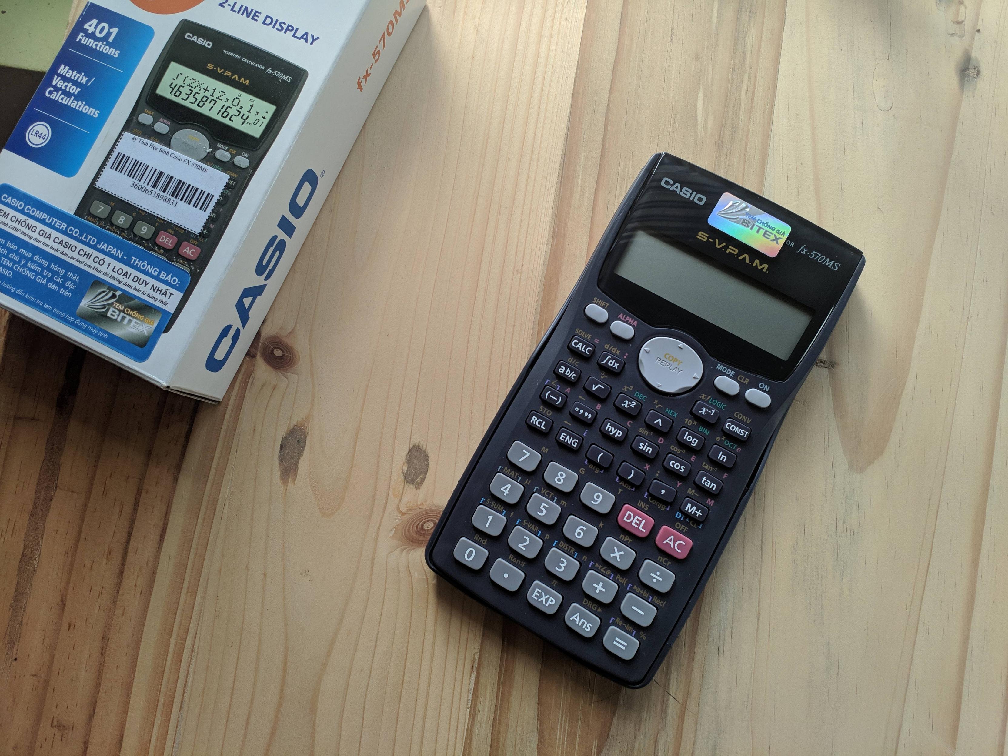 Máy tính học sinh sinh viên FX 570 MS
